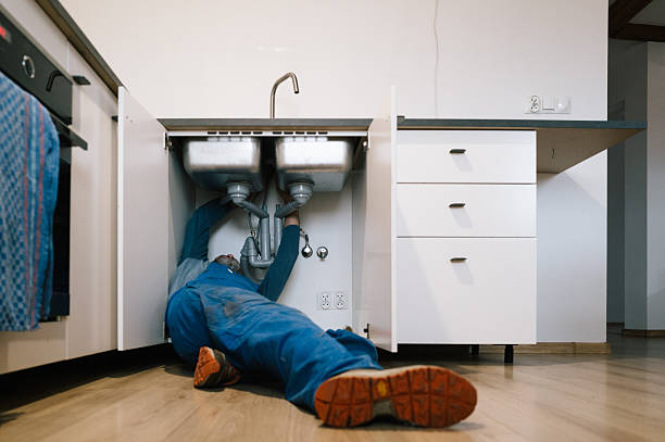 Professional Leak Detection technician working in Lopez Island, WA